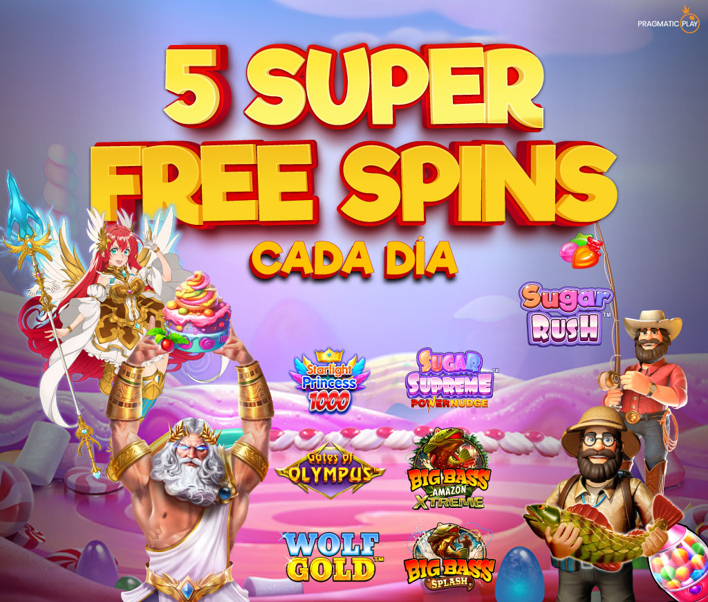 Consigue 5 Super Free Spins cada día para la Slot seleccionada